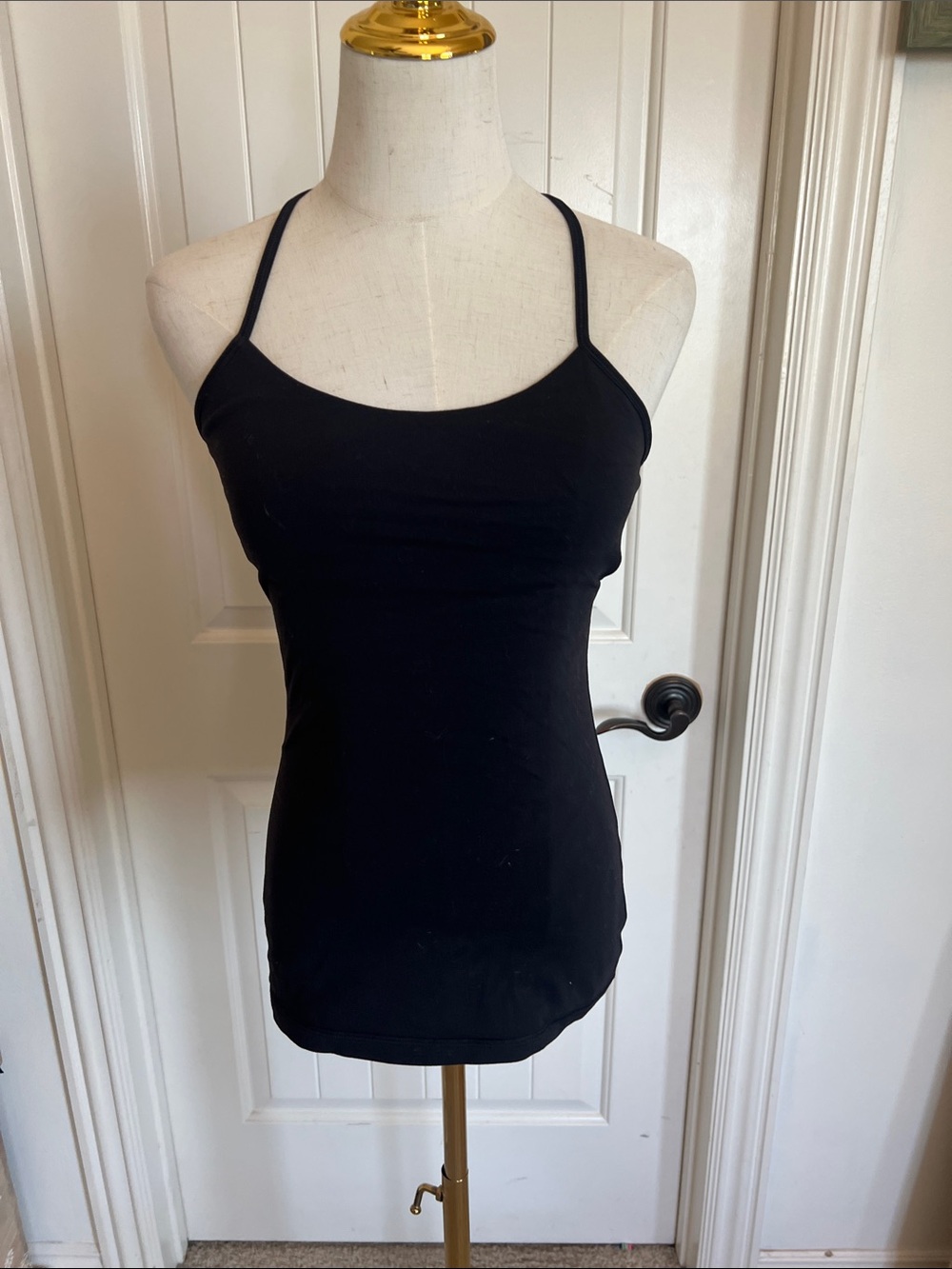 Lululemon Black Spaghetti Strap Women's Tank Top